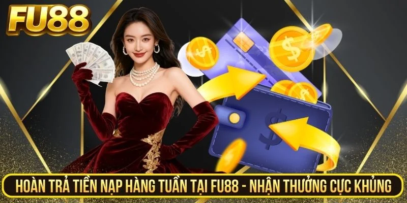 Hoàn Trả Tiền Nạp Hàng Tuần Tại Fu88 - Nhận Thưởng Cực Khủng