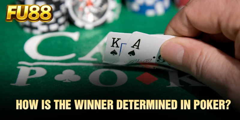 How the winner is determined in Poker