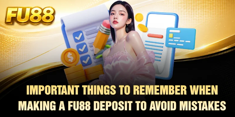 Important FU88 deposit checks to help prevent payment errors