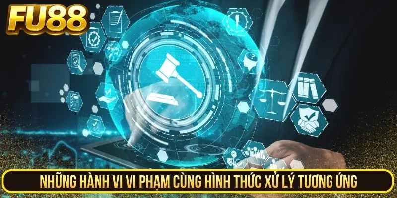 Những hành vi vi phạm cùng hình thức xử lý tương ứng