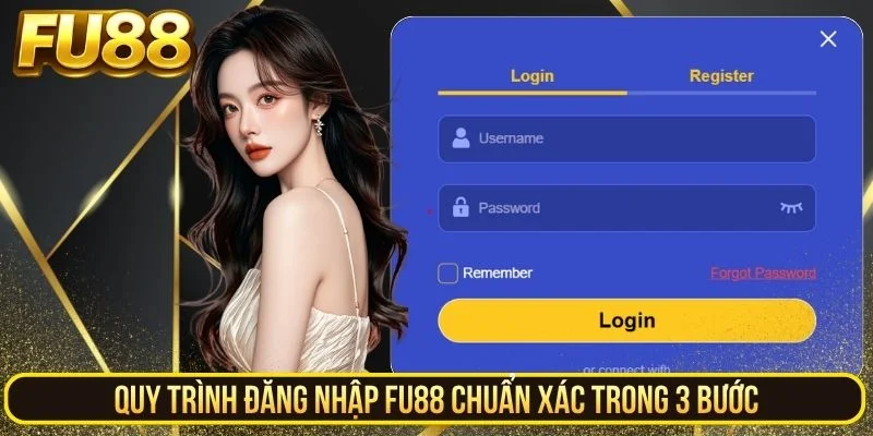 Quy trình đăng nhập FU88 chuẩn xác trong 3 bước