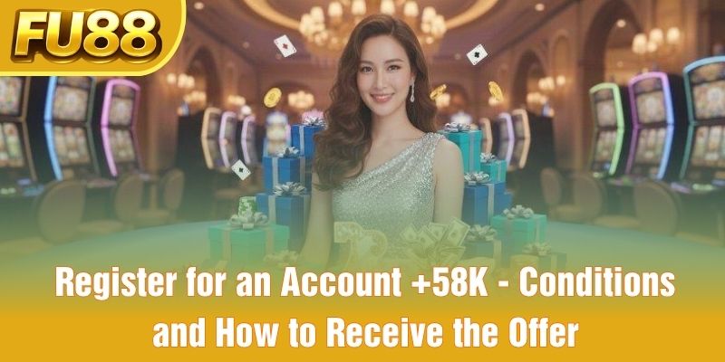 Register for an Account +58K - Conditions and How to Receive the Offer