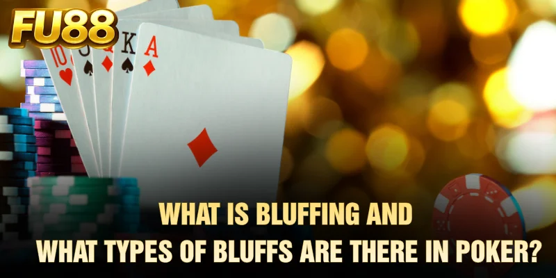 Pure bluffs, semi-bluffs and continuation bets are common Poker bluffing forms