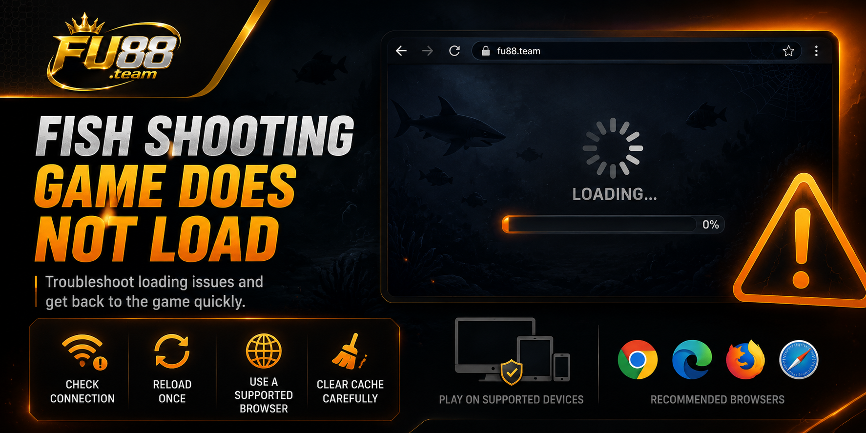 Fish Shooting Game Loading Errors